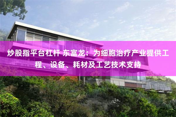 炒股指平台杠杆 东富龙：为细胞治疗产业提供工程、设备、耗材及工艺技术支持