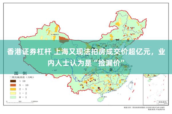 香港证券杠杆 上海又现法拍房成交价超亿元，业内人士认为是“捡漏价”